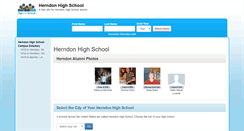 Desktop Screenshot of herndonhighschool.org