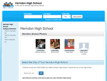 Tablet Screenshot of herndonhighschool.org